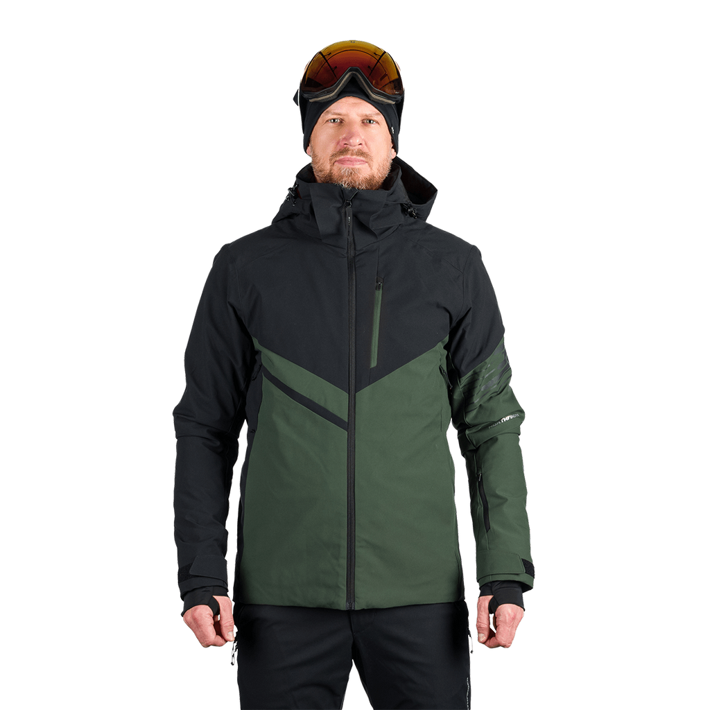 Geacă Schi Bărbați  Northfinder Balint Black Dark Green