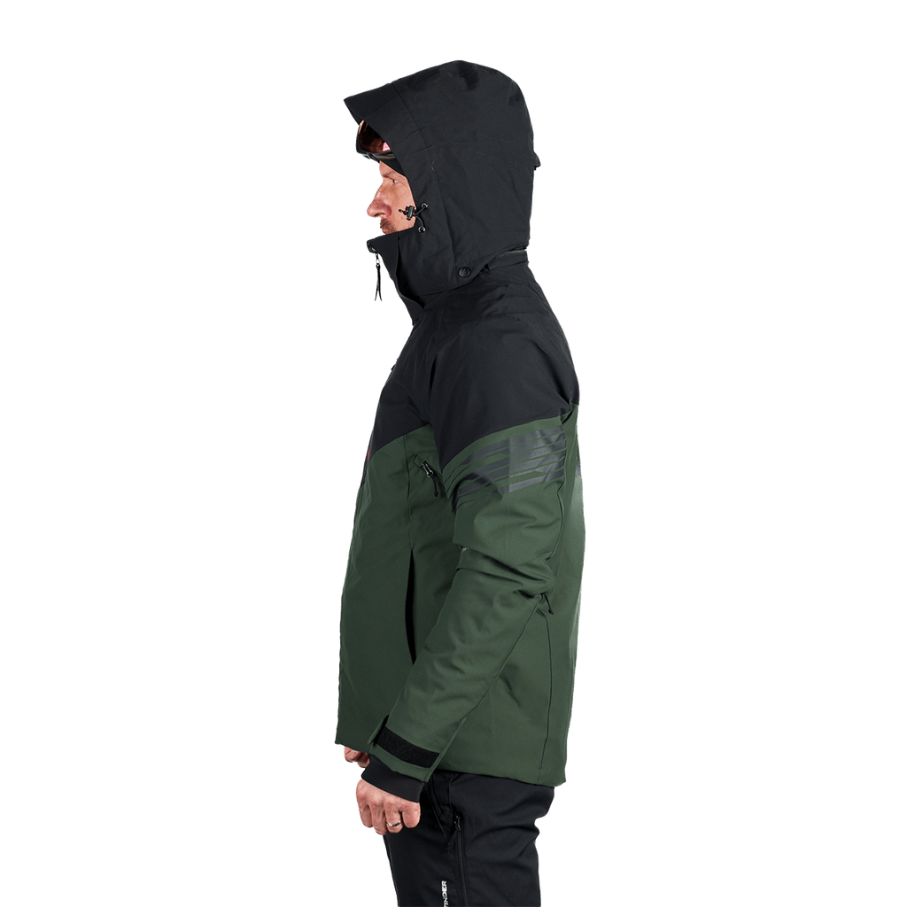 Geacă Schi Bărbați  Northfinder Balint Black Dark Green