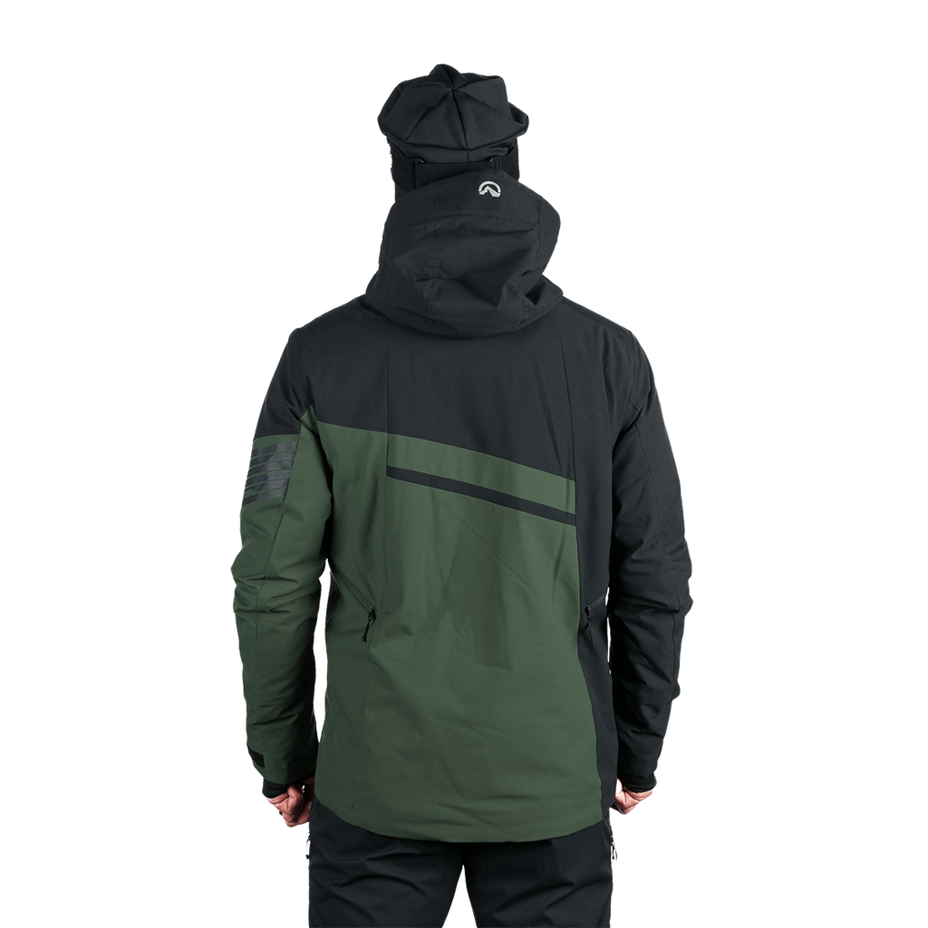 Geacă Schi Bărbați  Northfinder Balint Black Dark Green
