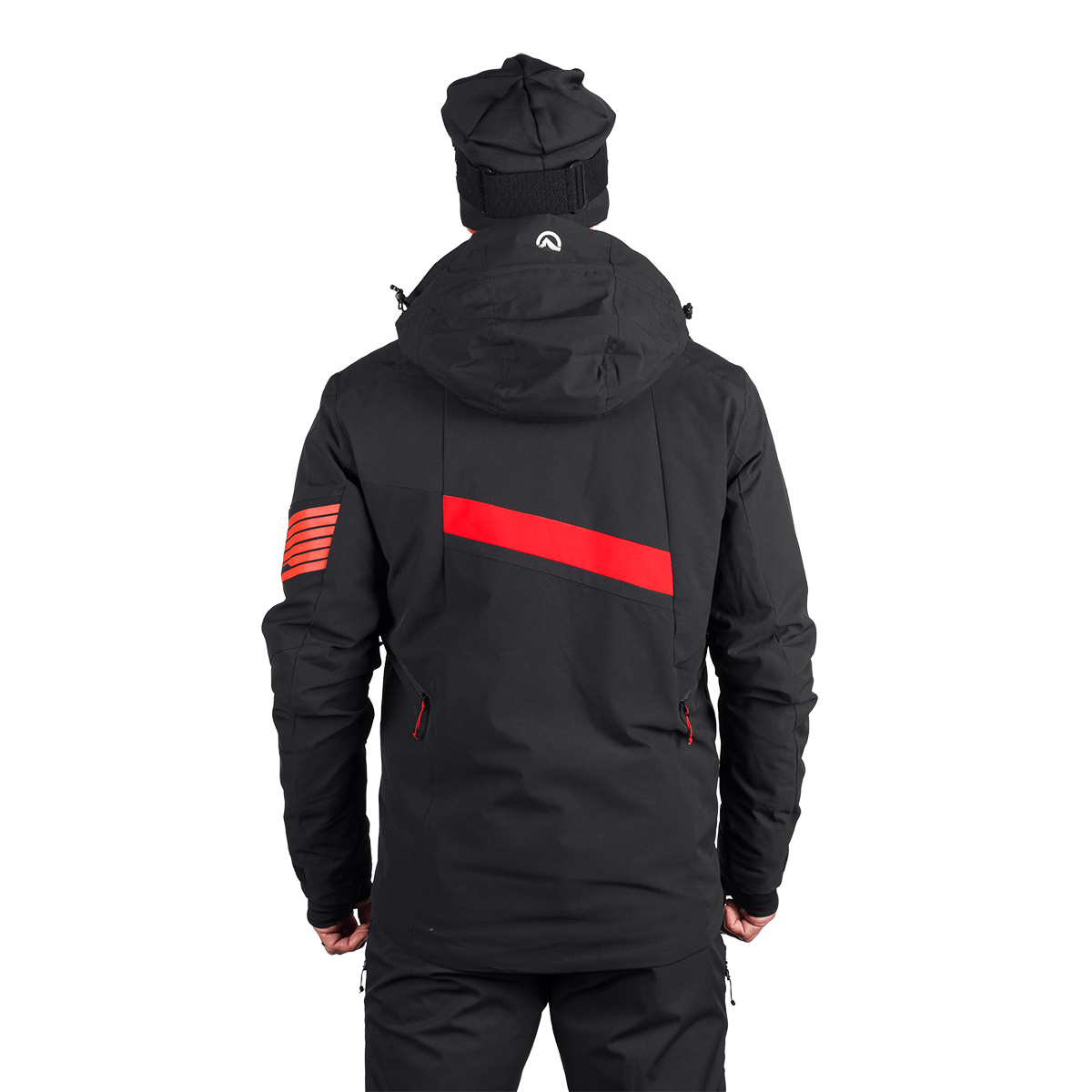 Geacă Schi Bărbați  Northfinder Balint Black Red