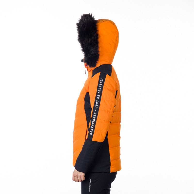Geacă Schi Dame Thelma Orange Black Orange