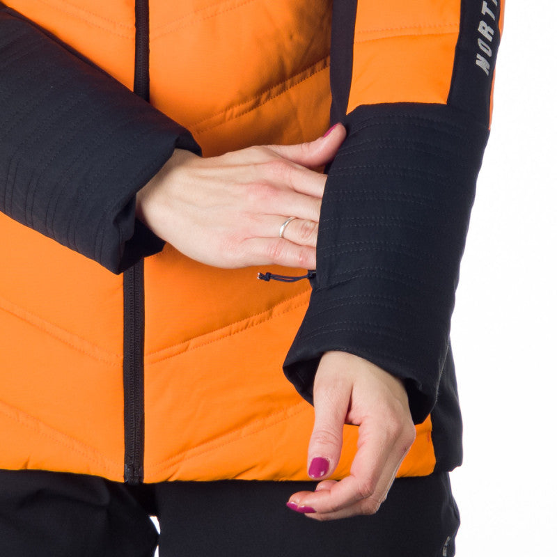 Geacă Schi Dame Thelma Orange Black Orange