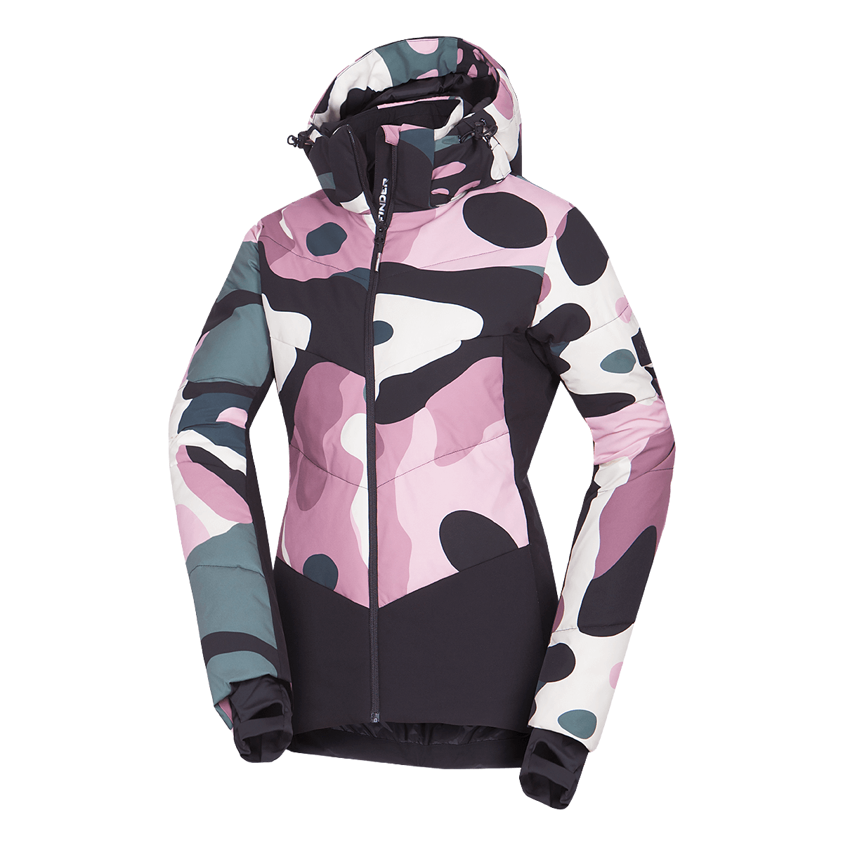 Geacă Schi Dame Northfinder Kayleigh Alloverprint