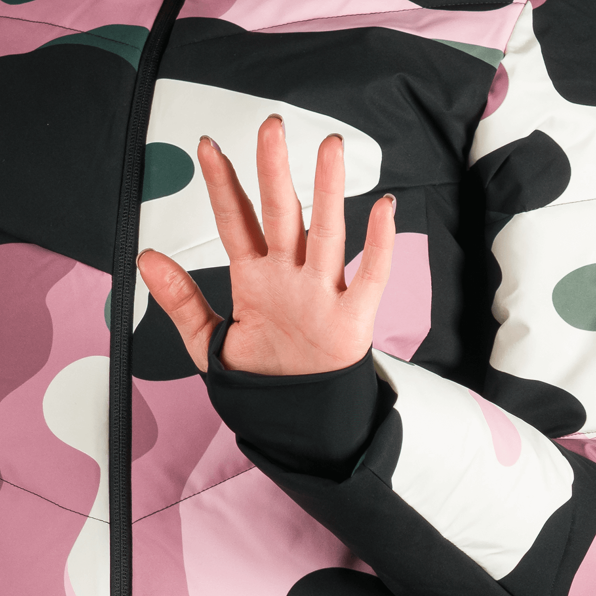 Geacă Schi Dame Northfinder Kayleigh Alloverprint