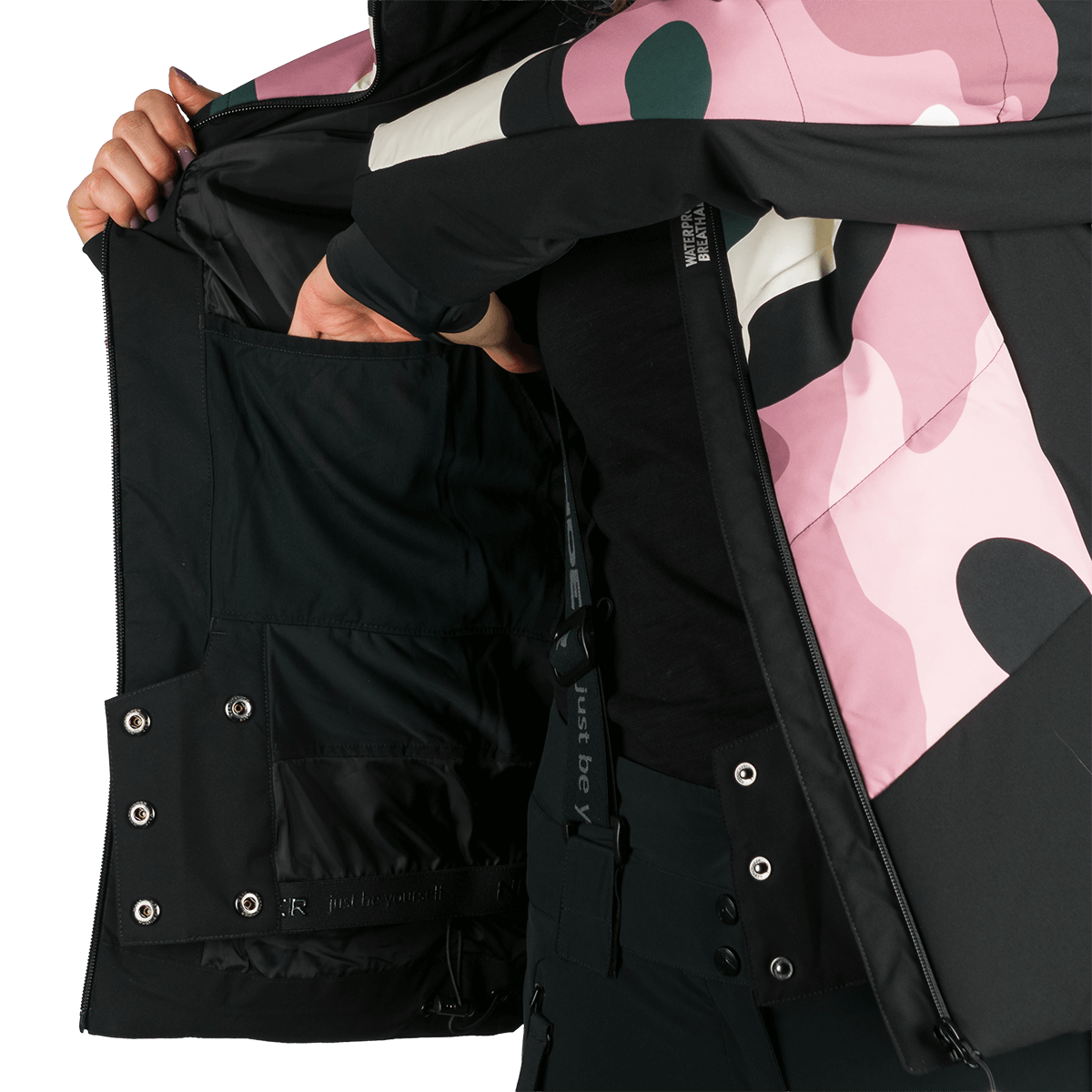 Geacă Schi Dame Northfinder Kayleigh Alloverprint