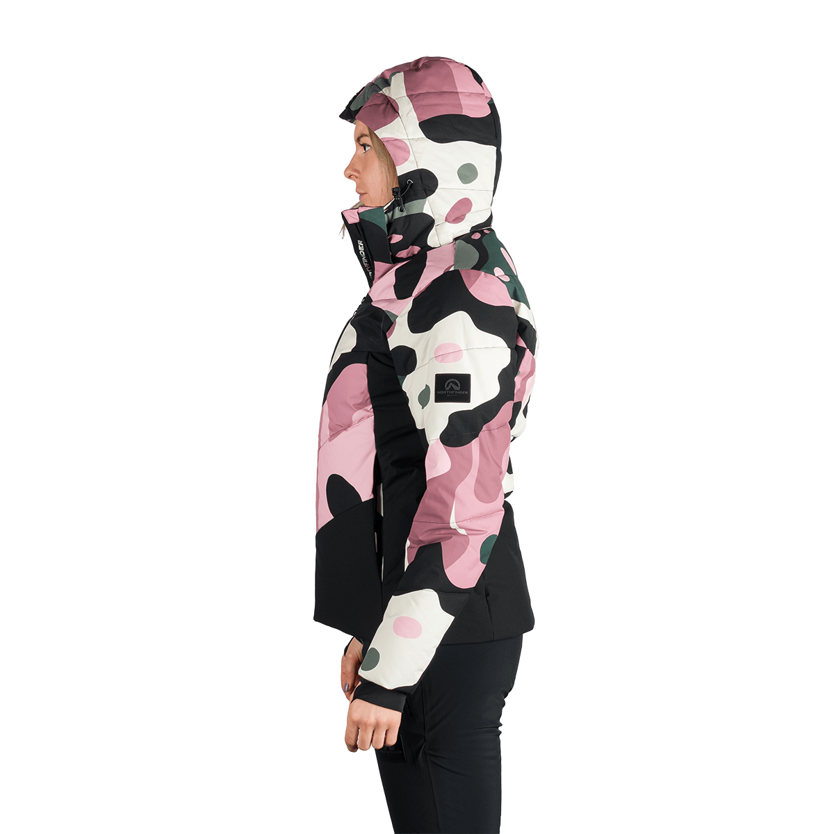 Geacă Schi Dame Northfinder Kayleigh Alloverprint