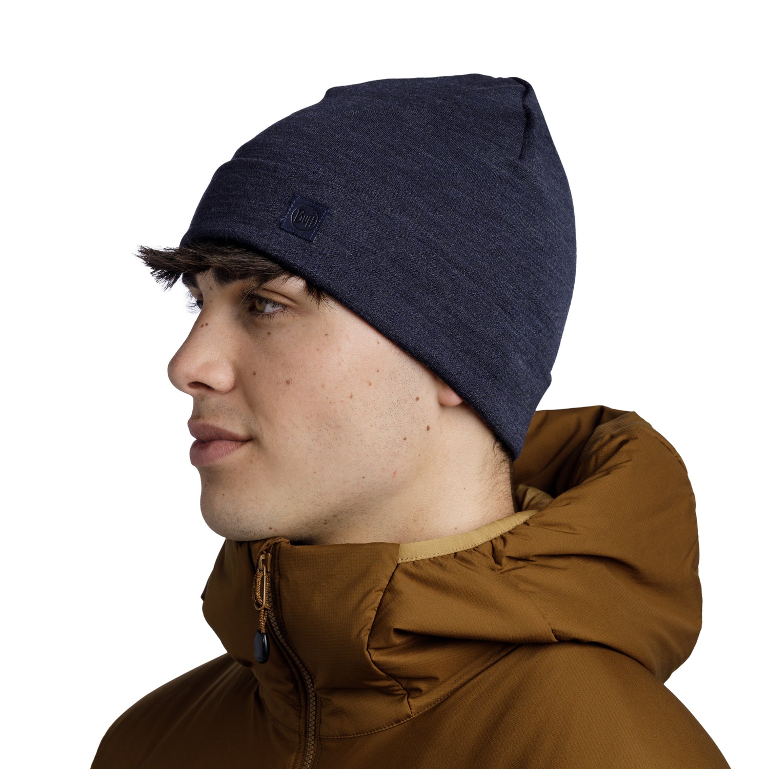 Șapcă Merino Wool Buff Heavy Weight Solid Indigo