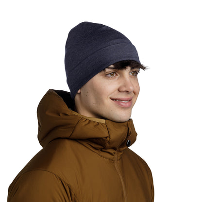 Șapcă Merino Wool Buff Heavy Weight Solid Indigo