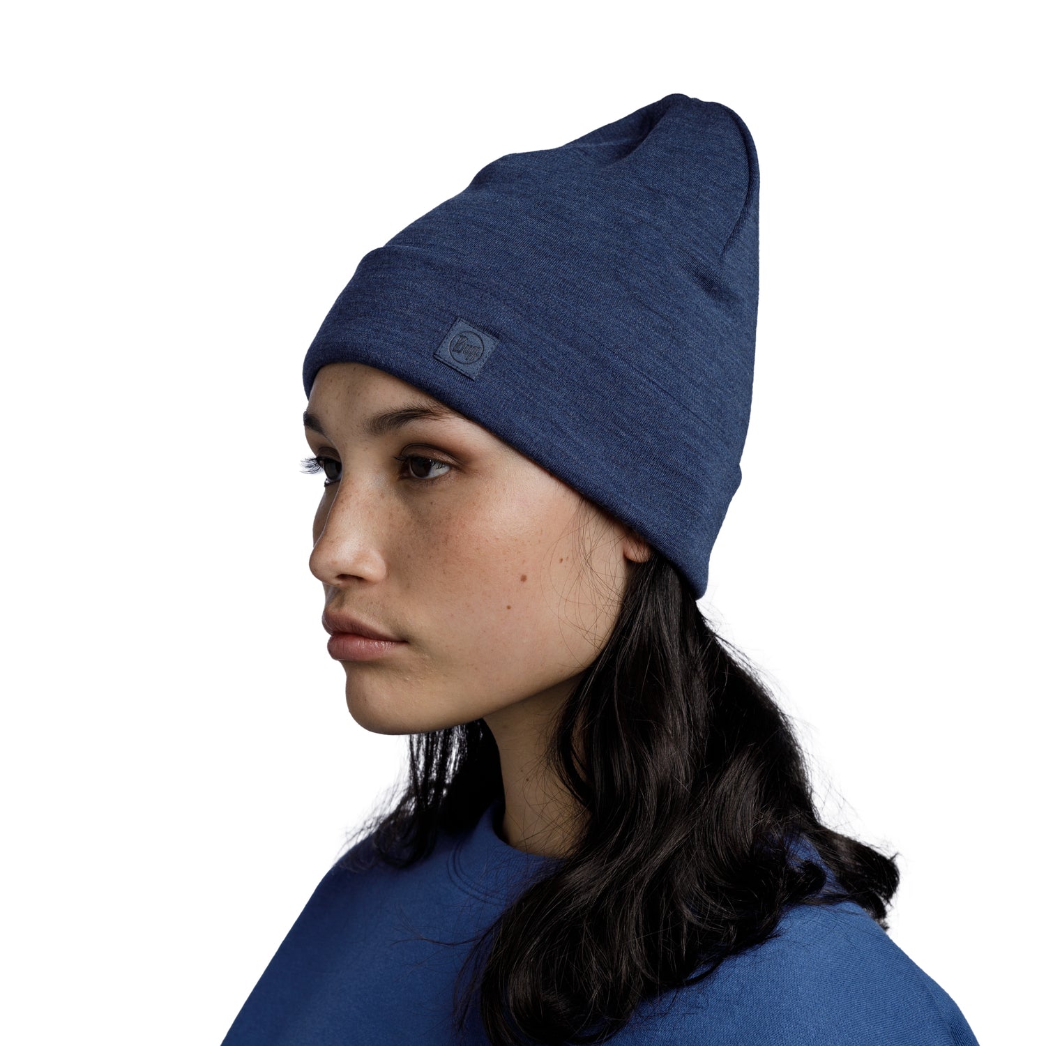 Șapcă Merino Wool Buff Heavy Weight Solid Night Blue
