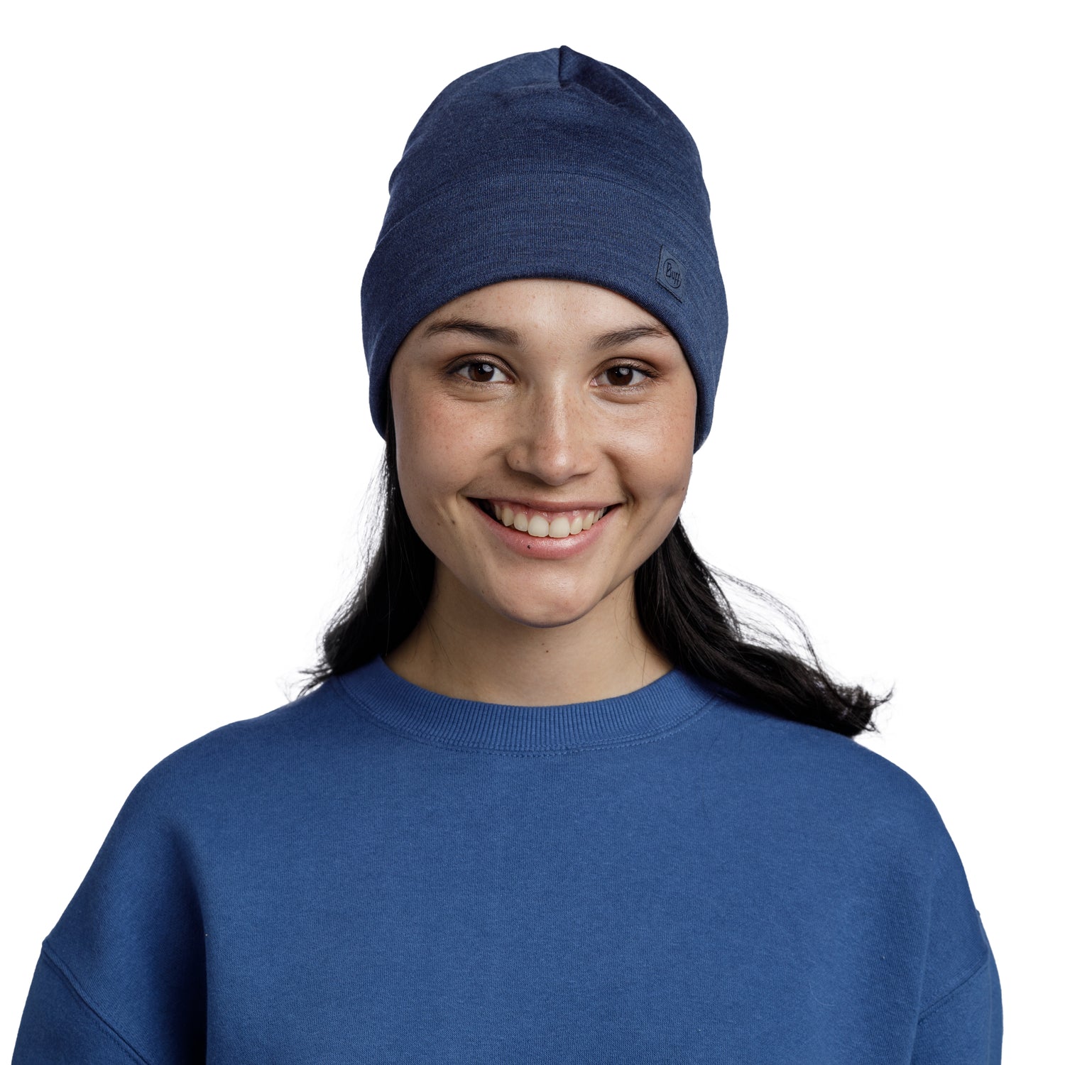 Șapcă Merino Wool Buff Heavy Weight Solid Night Blue