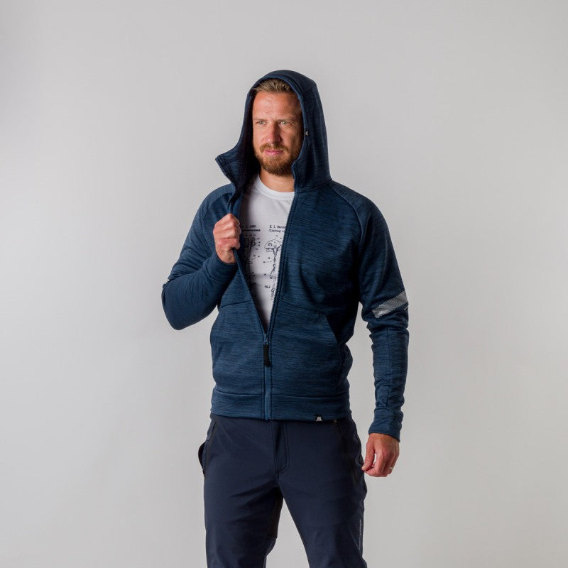 Bluza Bărbați Northfinder Fred Dark BlueMelange