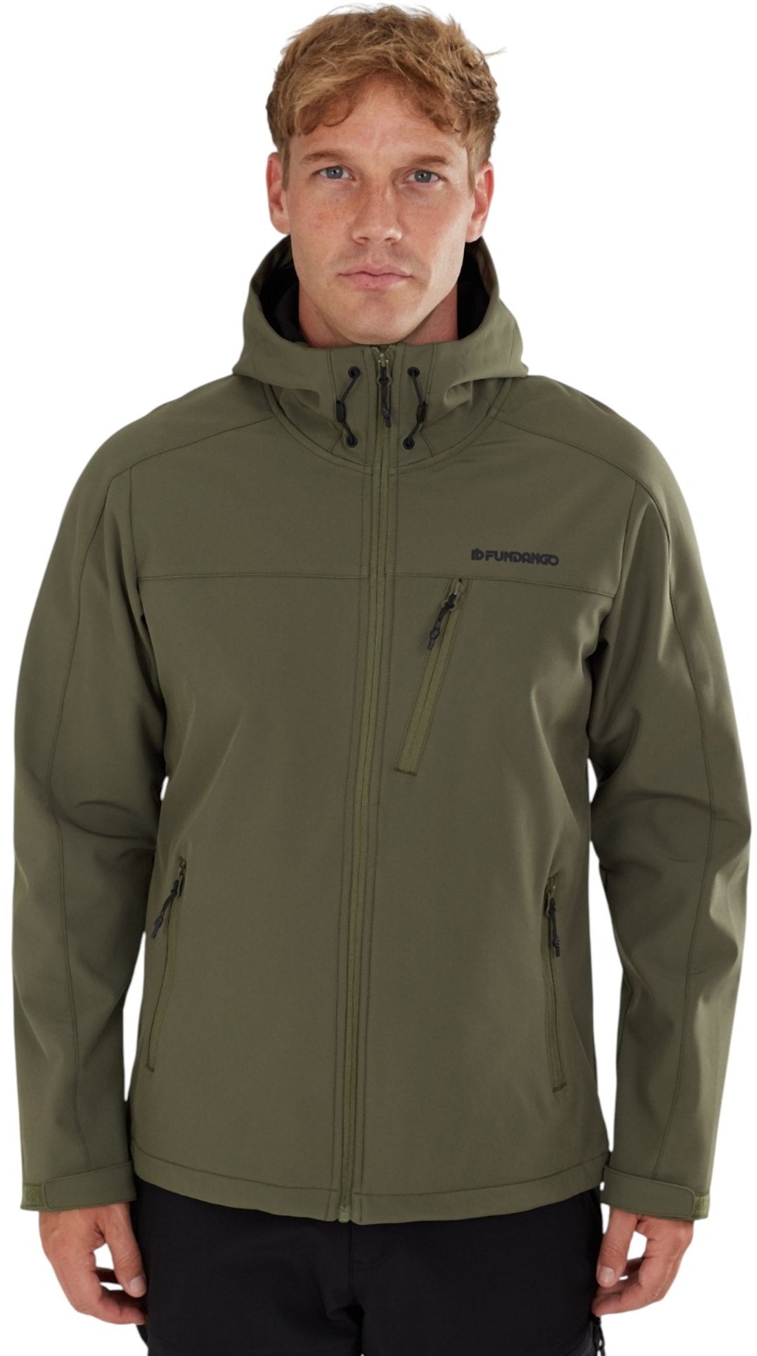 Geacă Softshell Bărbați Fundango Fairbanks Olive Brown