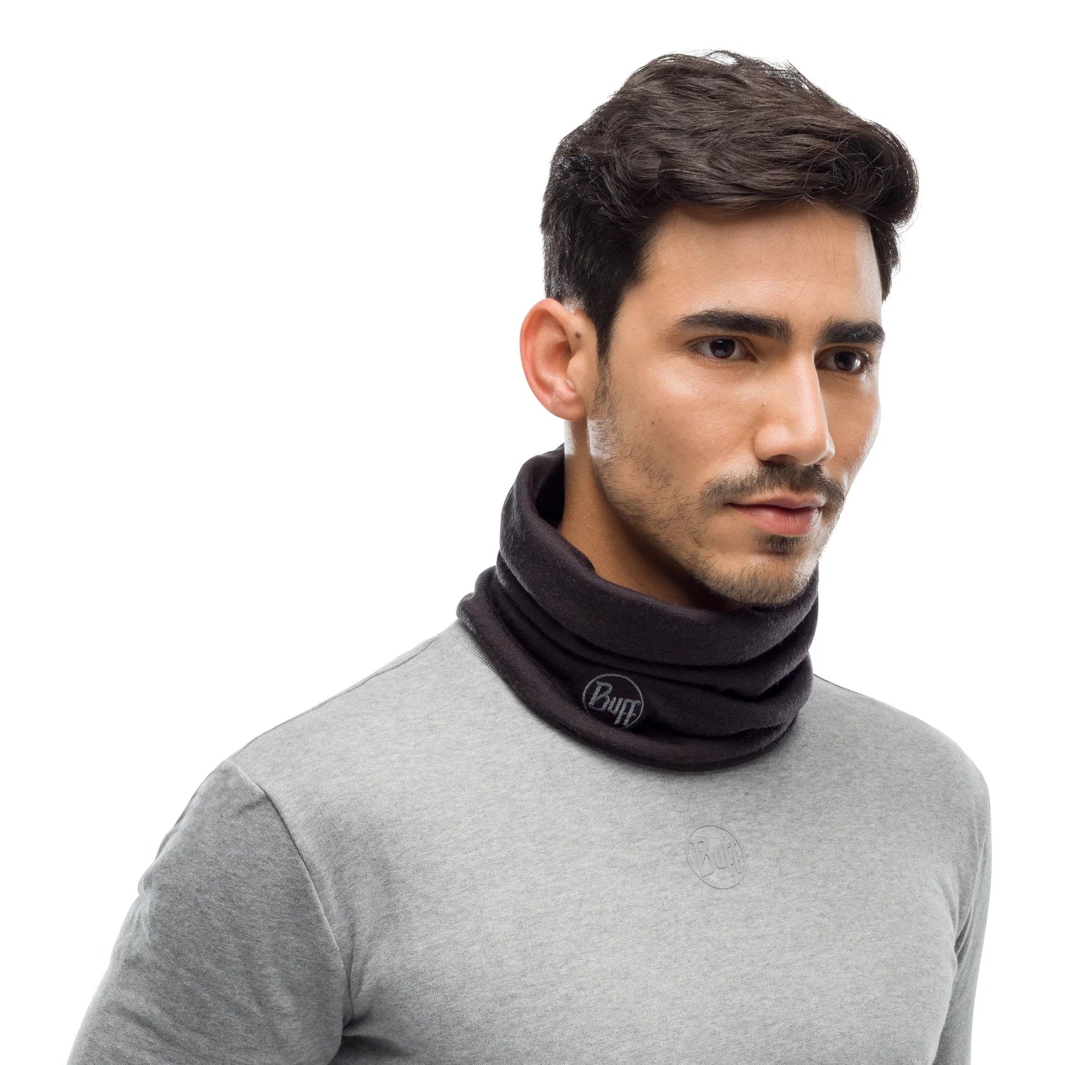 Bandană Merino Buff Heavy Solid Black