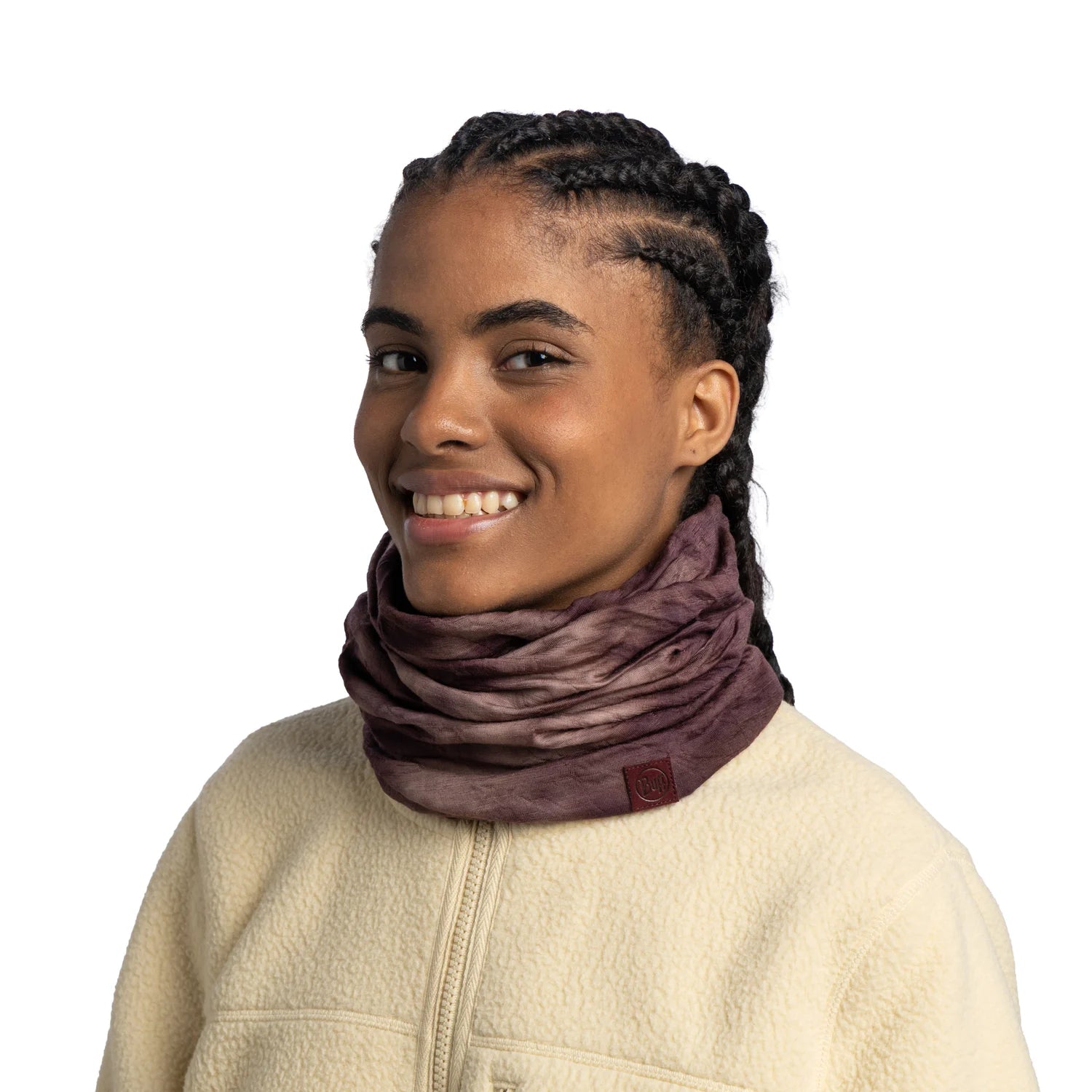 Bandană Polar Merino Buff Burgundy Lighweight-Dye