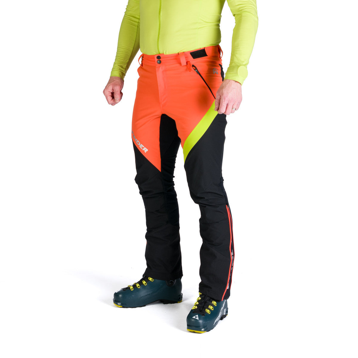 Pantaloni Bărbați Northfinder Rysy3 Blizzard BlackOrange