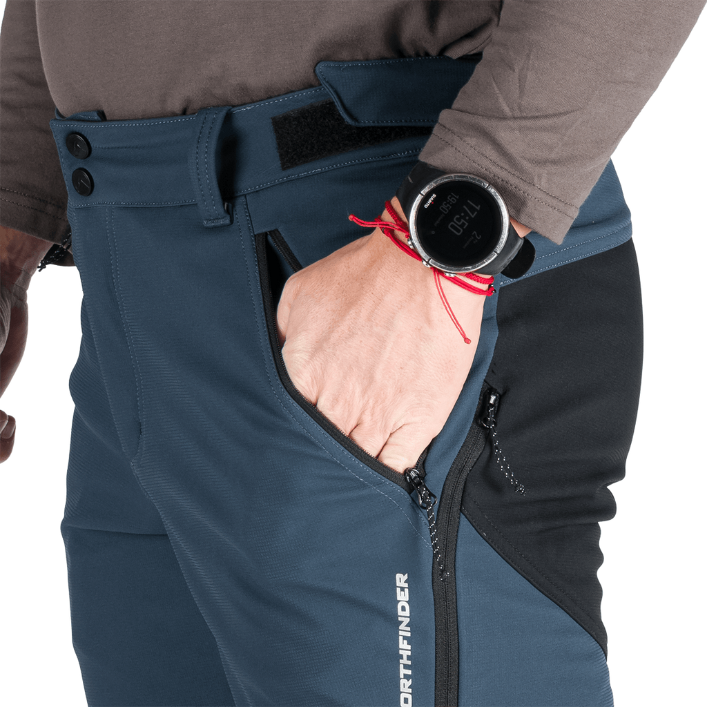 Pantaloni Bărbați Northfinder Anatol Navy Black