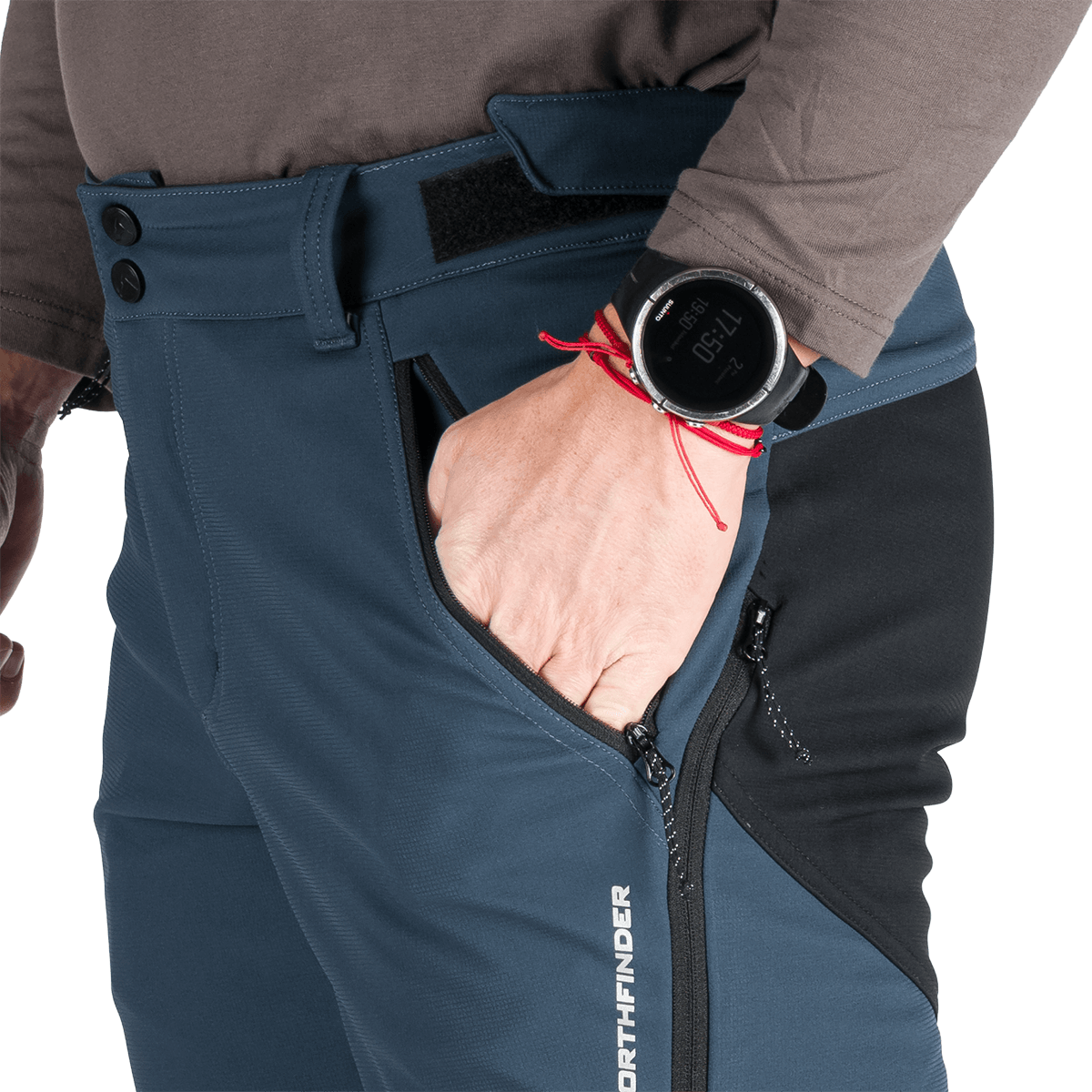 Pantaloni Bărbați Northfinder Anatol Navy Black