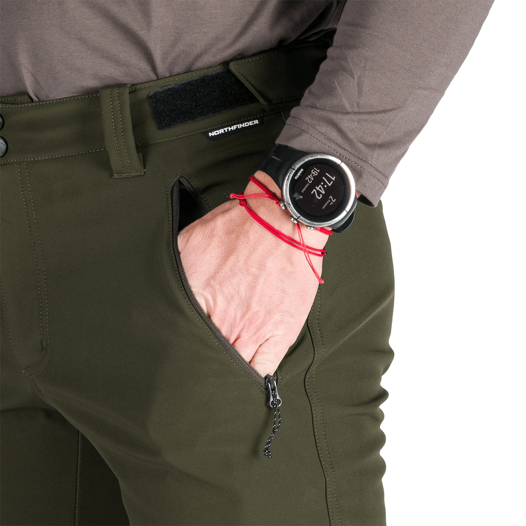 Pantaloni Bărbați Northfinder LEW Dark Green