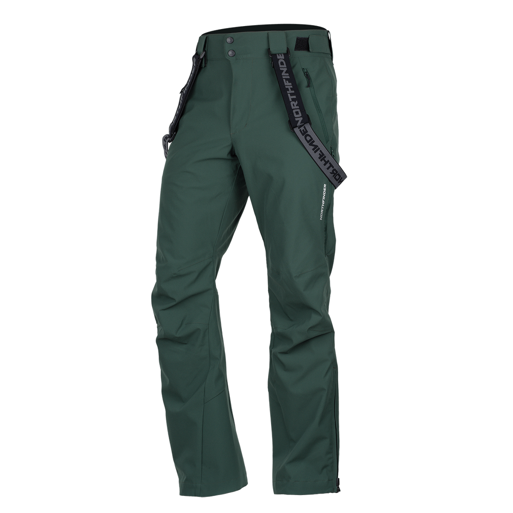 Pantaloni Schi Bărbați Northfinder Barta Dark Green