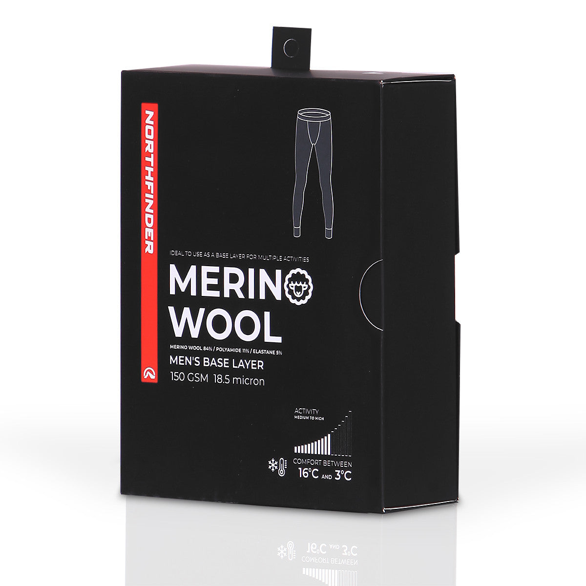 Pantaloni Underwear Bărbați Northfinder General Black