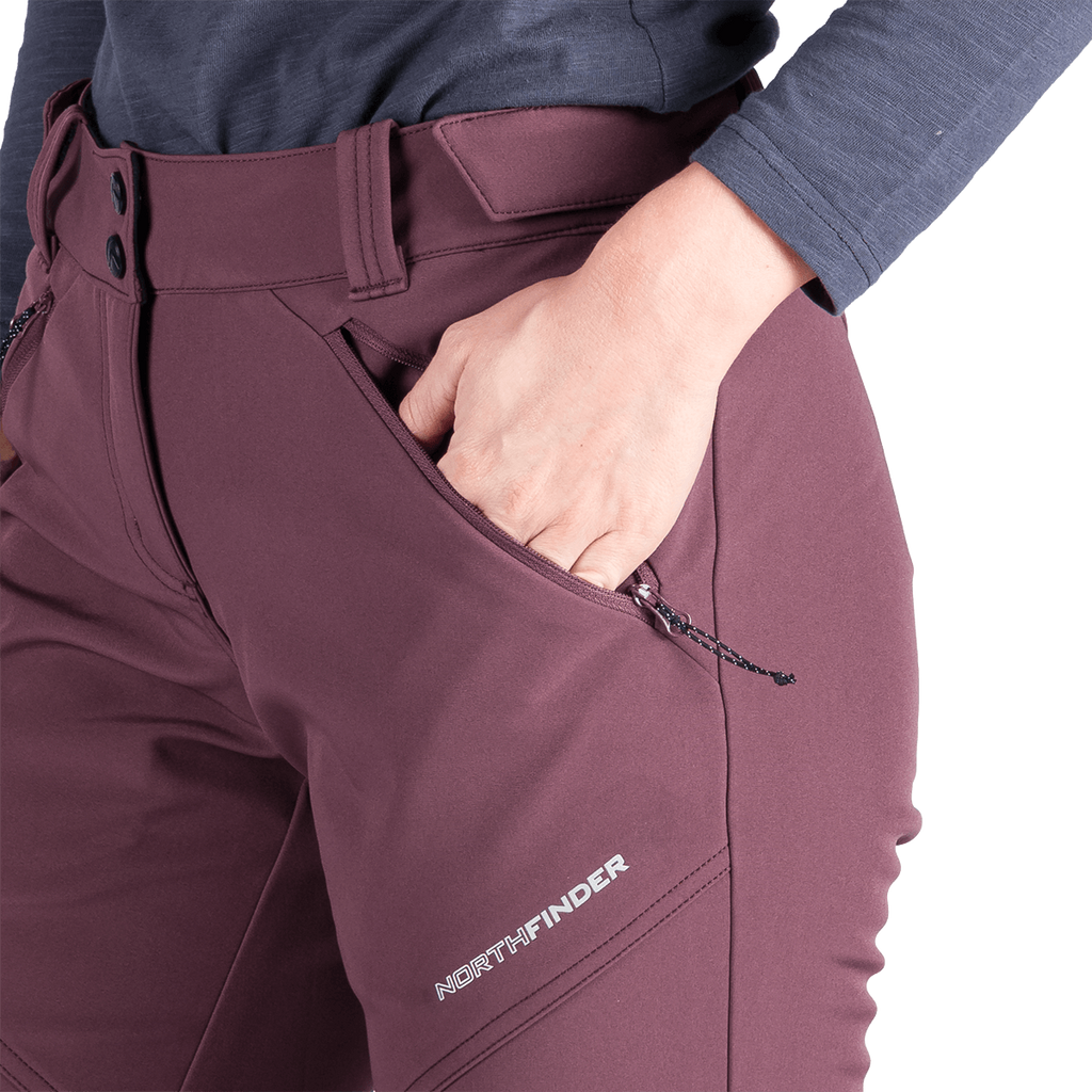 Pantaloni Dame Northfinder Darci Dark Grape