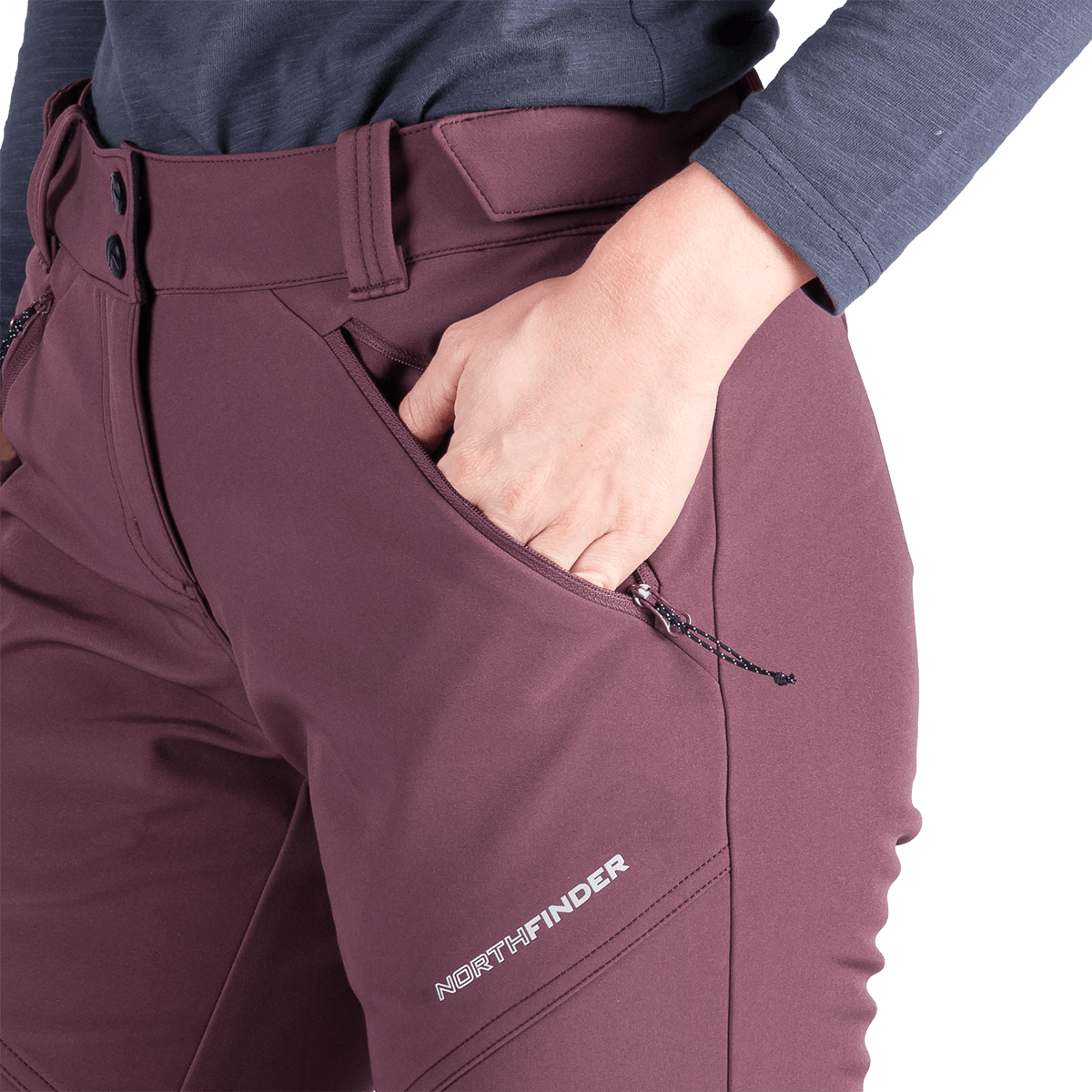 Pantaloni Dame Northfinder Darci Dark Grape