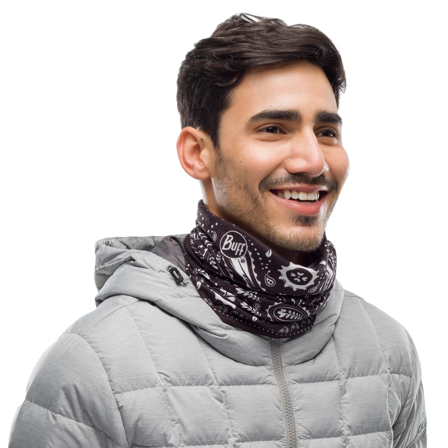 Bandană Tubulară Buff Ecostretch Adulți New Cashmere Black