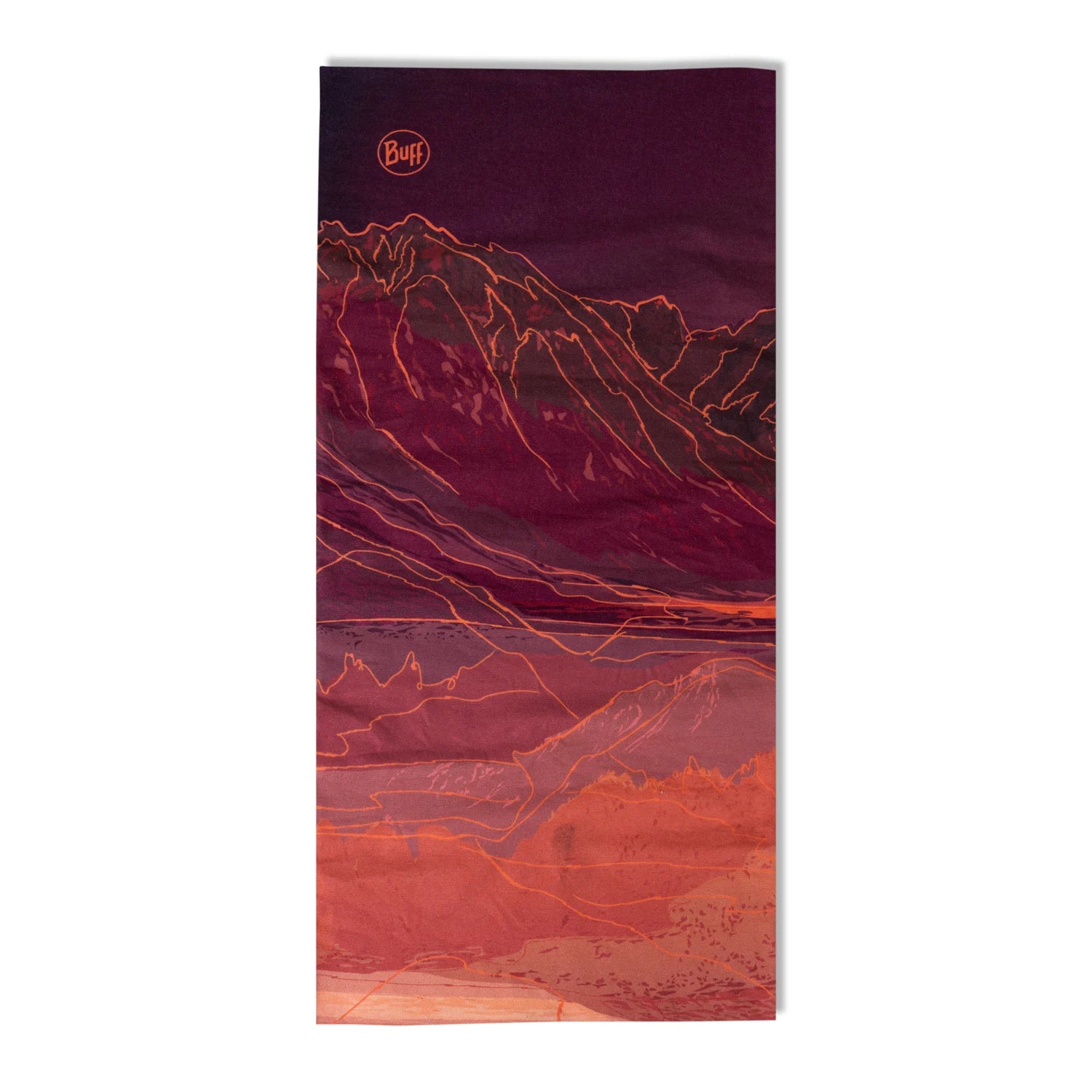 Bandană Polar Adulți Buff Unal Garnet Red