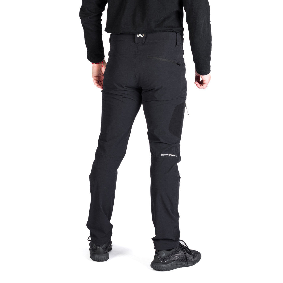 Pantaloni Bărbați Northfinder Massimiliano Black Black