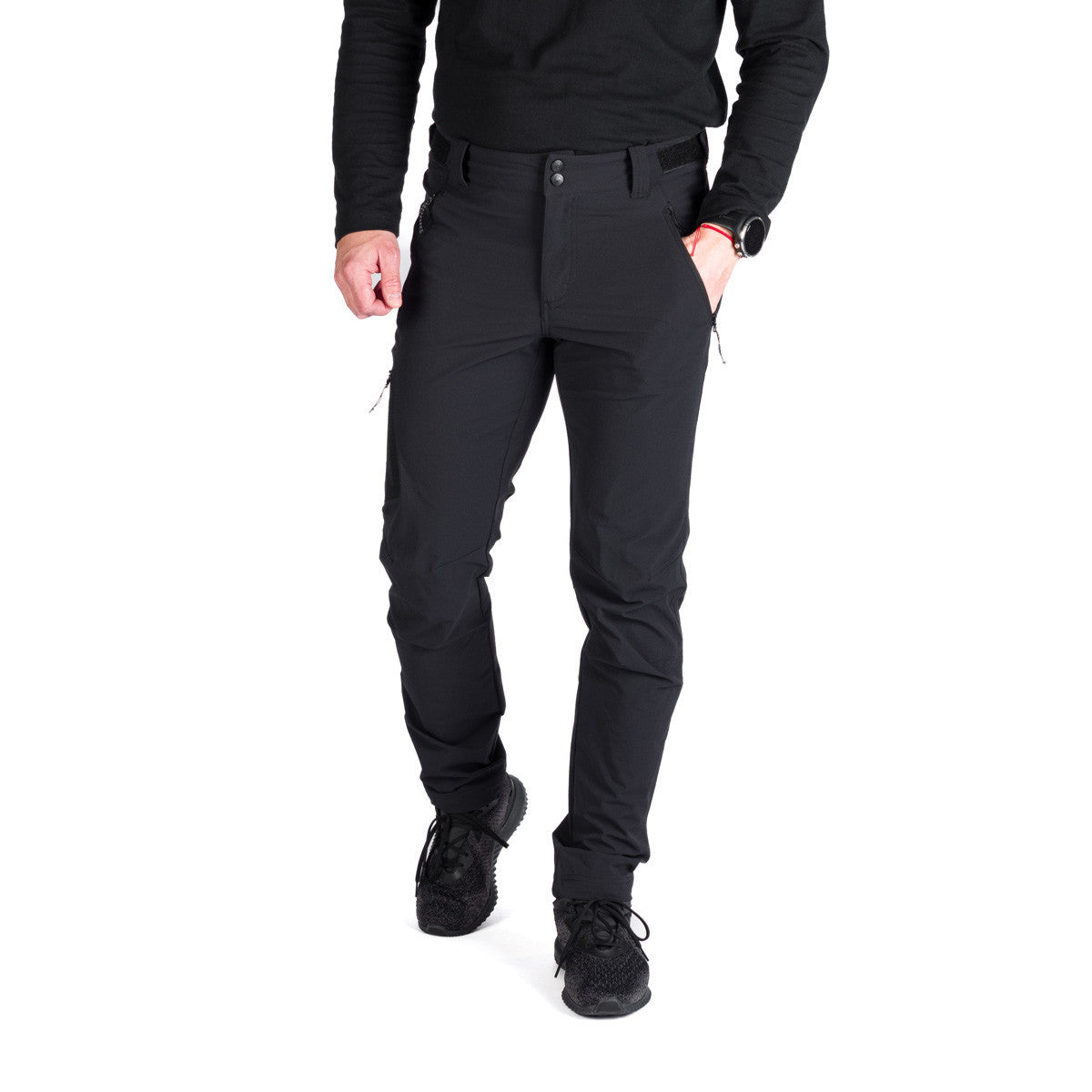Pantaloni Bărbați Northfinder Massimiliano Black Black