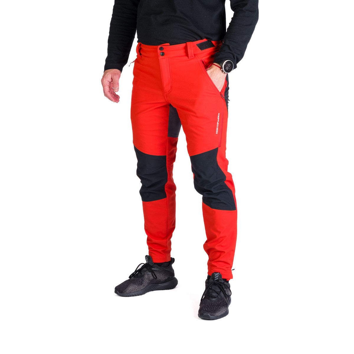 Pantaloni Bărbați Northfinder Marcello Red Orange
