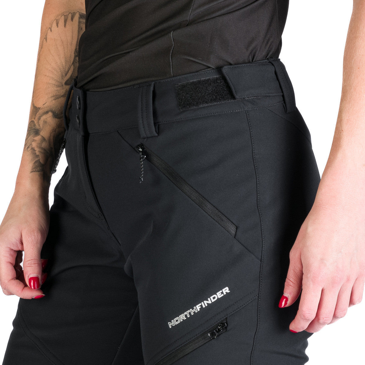 Pantaloni Dame Nortfinder Lora Black Black