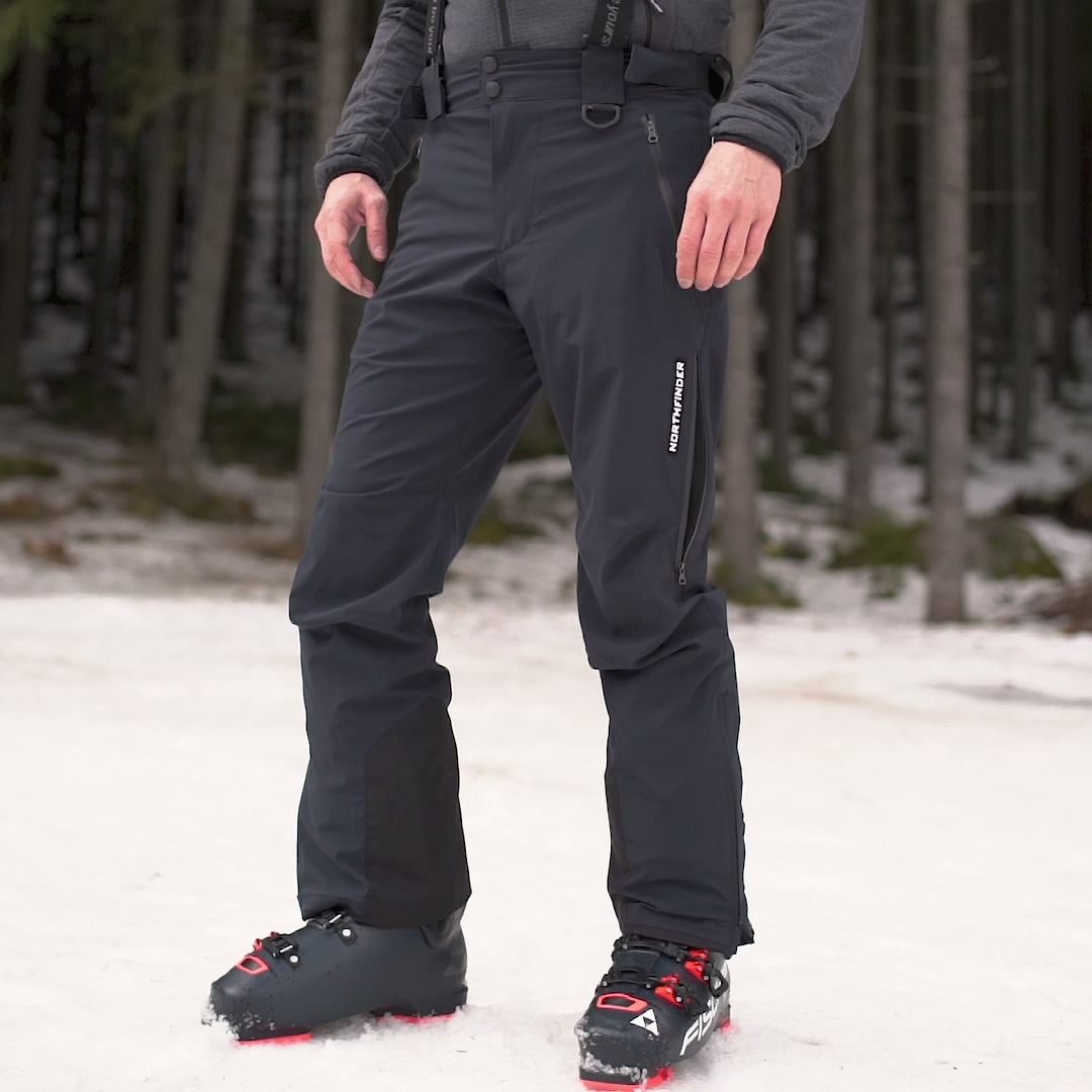 Pantaloni Bărbați Northfinder Kready Black Dermizax