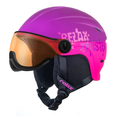 Cască Schi Copii Relax Twister Visor Pink