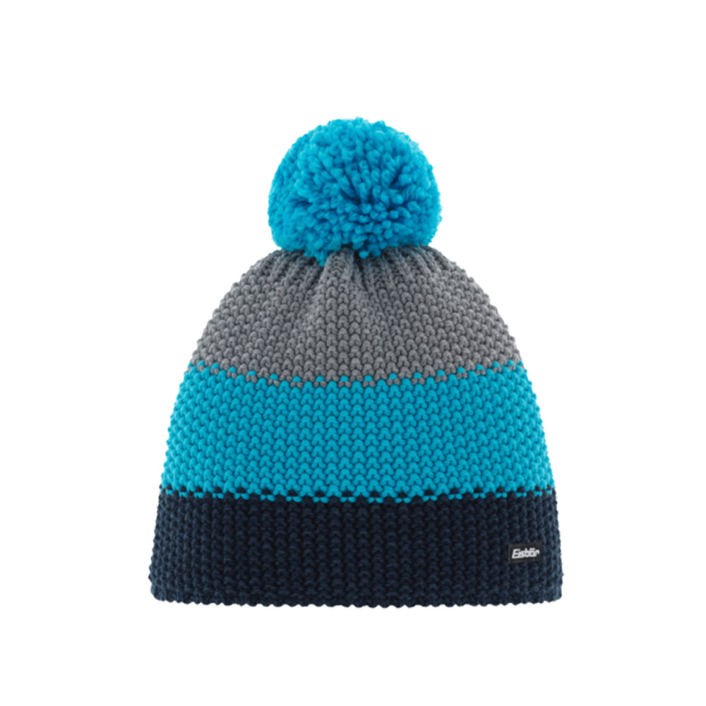 Șapcă Eisbar Star Kids Pompon Deep Blue Grey