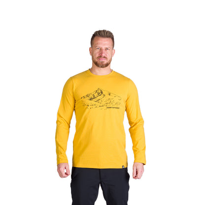 Tricou Bărbați Northfinder Thornton Golden Yellow