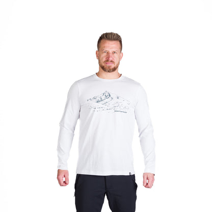 Tricou Bărbați Northfinder Thornton White