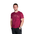 Tricou Bărbați Outdoor Northfinder Jorg Dark Red
