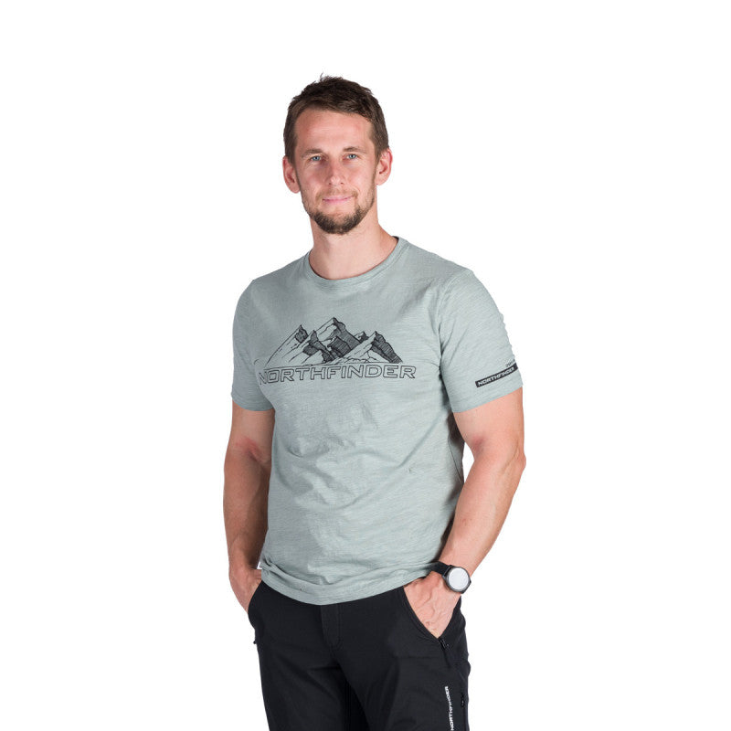 Tricou Bărbați Outdoor Northfinder Jorg Bluenights