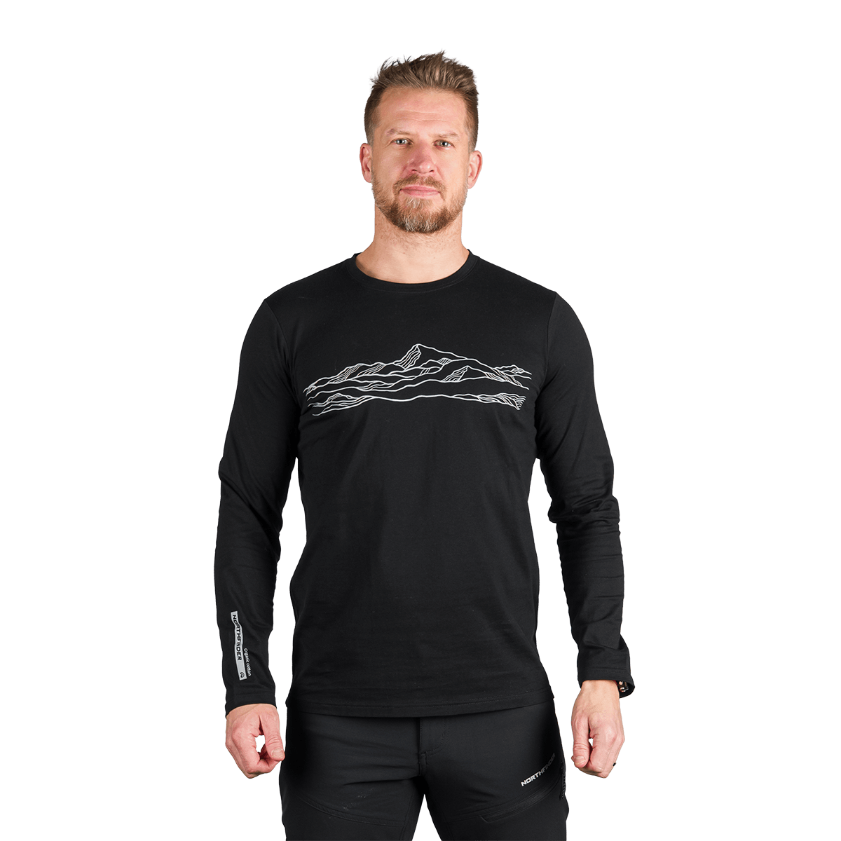 Tricou Bărbați Northfinder Bodi Black