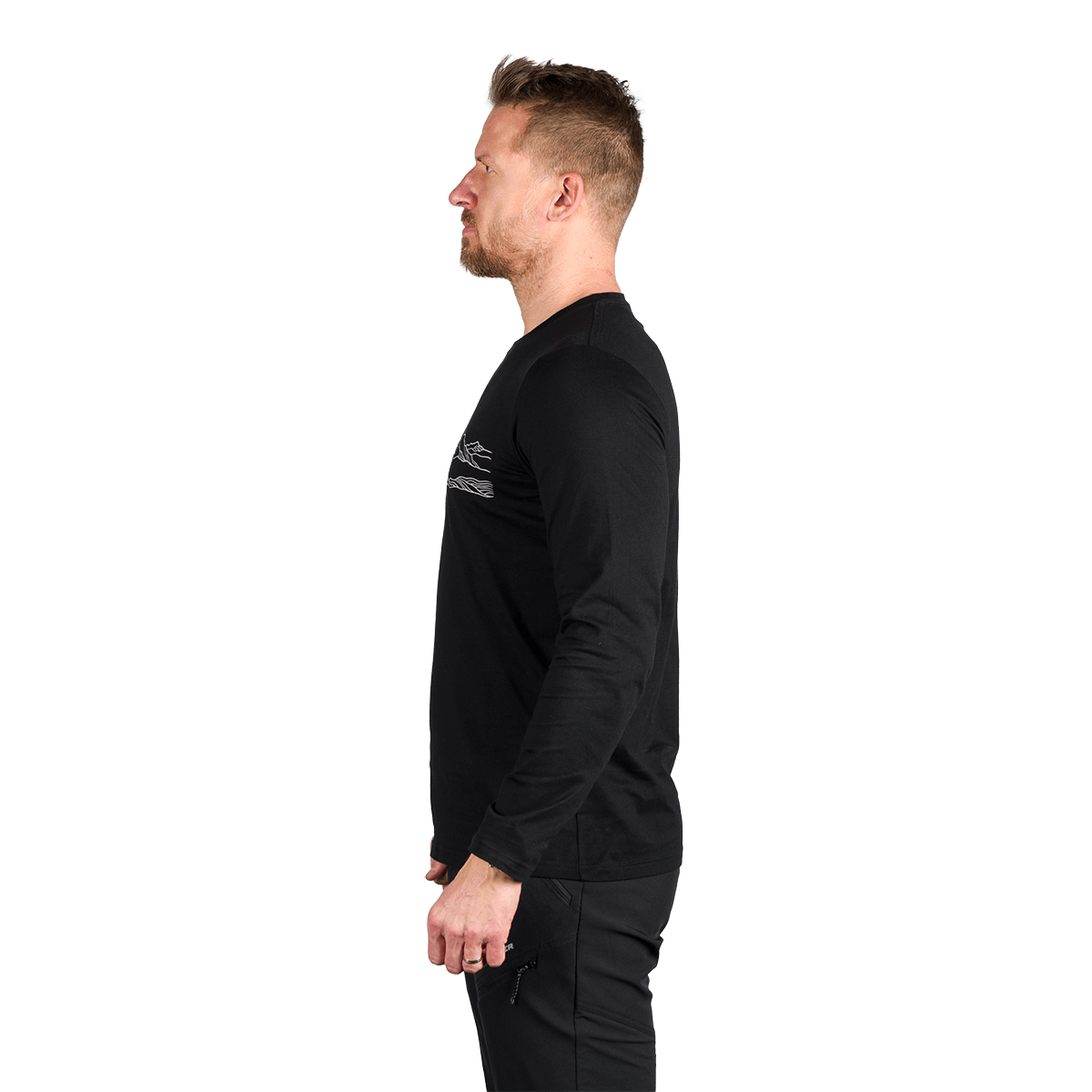Tricou Bărbați Northfinder Bodi Black