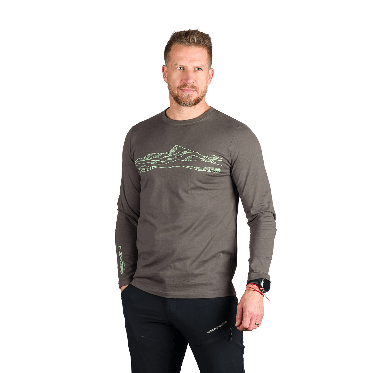 Tricou Bărbați Northfinder Bodi Dark Green