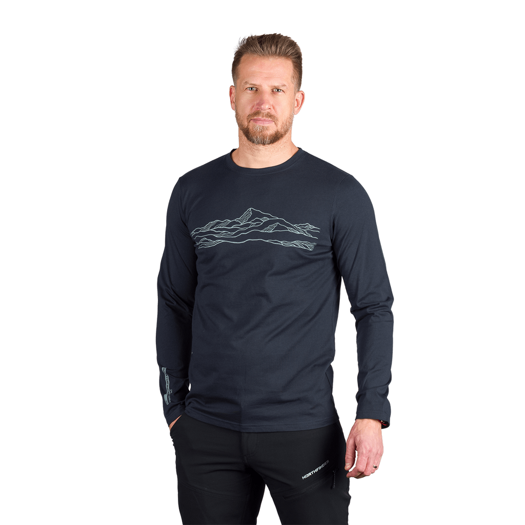 Tricou Bărbați Northfinder Bodi Bluenights