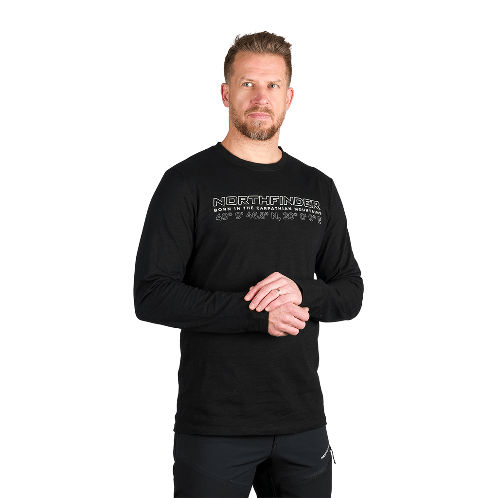 Tricou Bărbăți Northfinder Denes Black