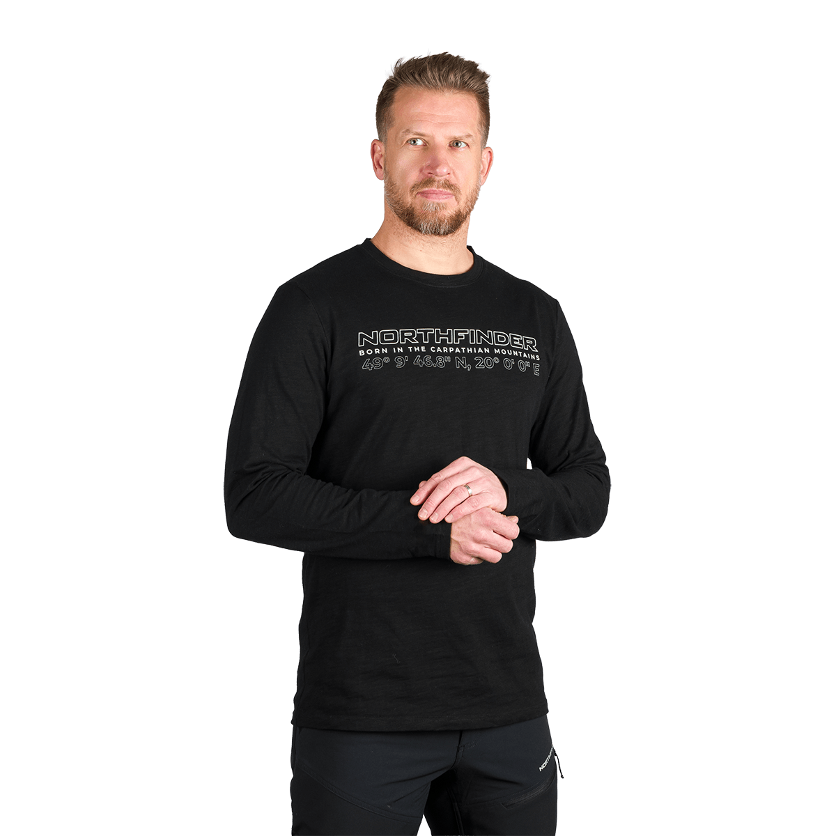 Tricou Bărbăți Northfinder Denes Black