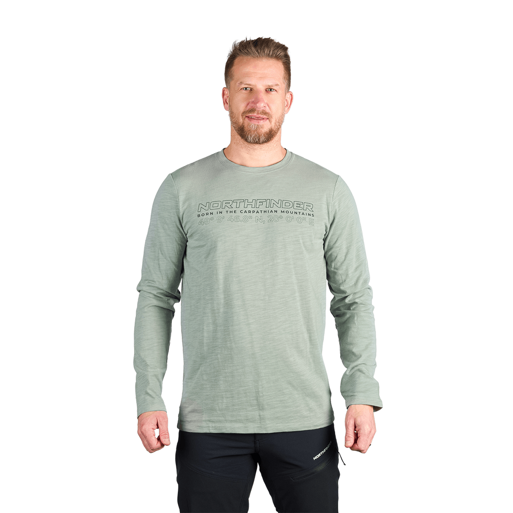 Tricou Bărbăți Northfinder Denes Lightgreen