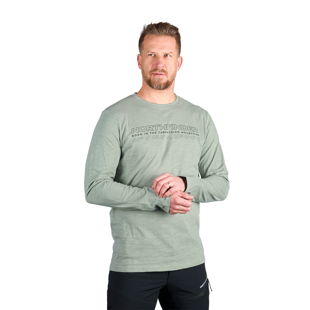 Tricou Bărbăți Northfinder Denes Lightgreen
