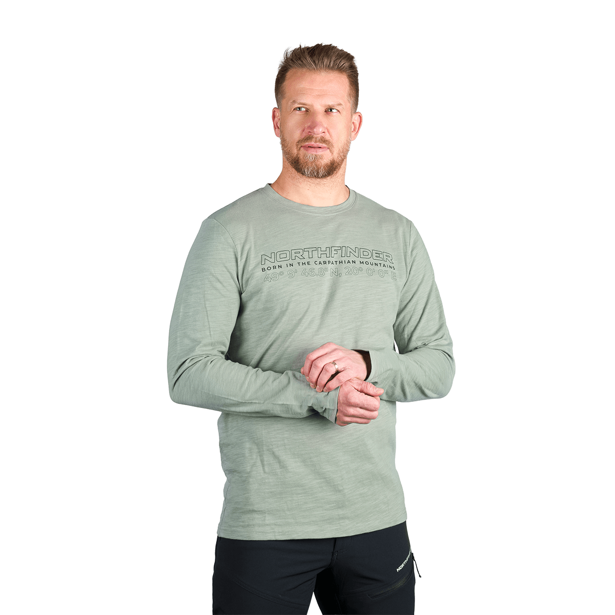 Tricou Bărbăți Northfinder Denes Lightgreen