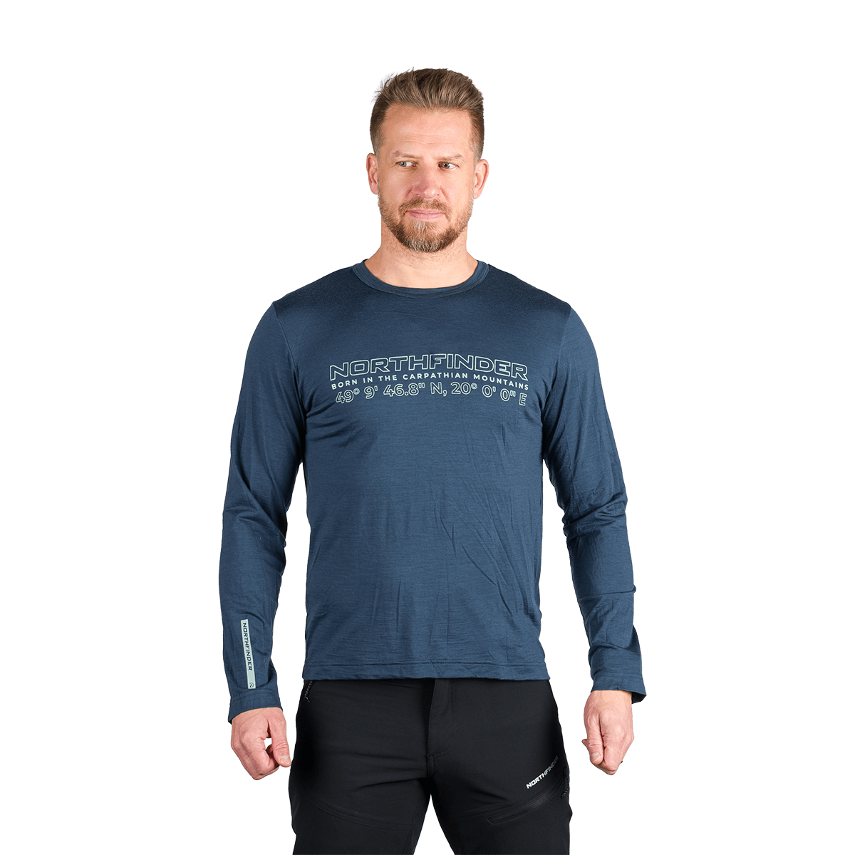 Tricou Bărbați Northfinder Erneszt Navy Blue