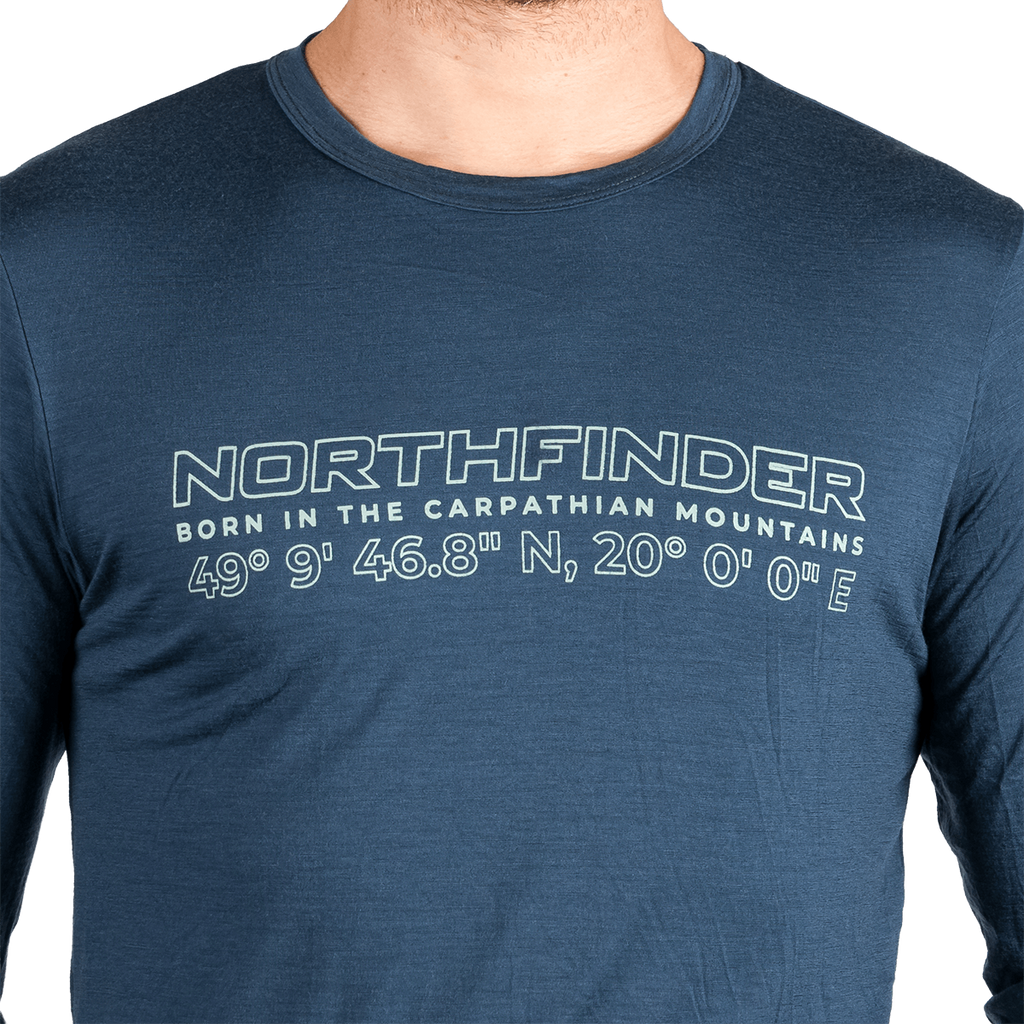 Tricou Bărbați Northfinder Erneszt Navy Blue